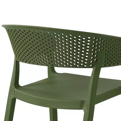 WestinTrends Playa, set da pranzo da esterni a 5 pezzi, con tavolo quadrato e sedie impilabili.