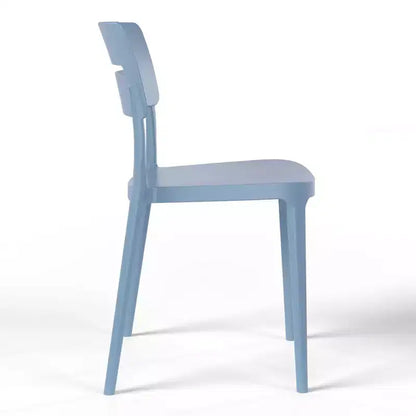 WestinTrends Playa Ensemble de table et chaises de salle à manger rondes de jardin modernes en résine 5 pièces avec chaises de salle à manger de jardin empilables