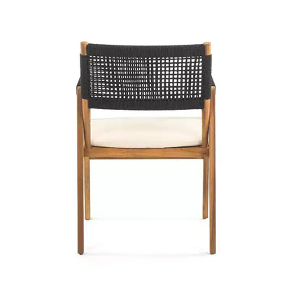 Ensemble de salle à manger d'extérieur 7 pièces Christopher Knight Home Francesca en bois d'acacia tressé rustique avec table à lattes en rotin