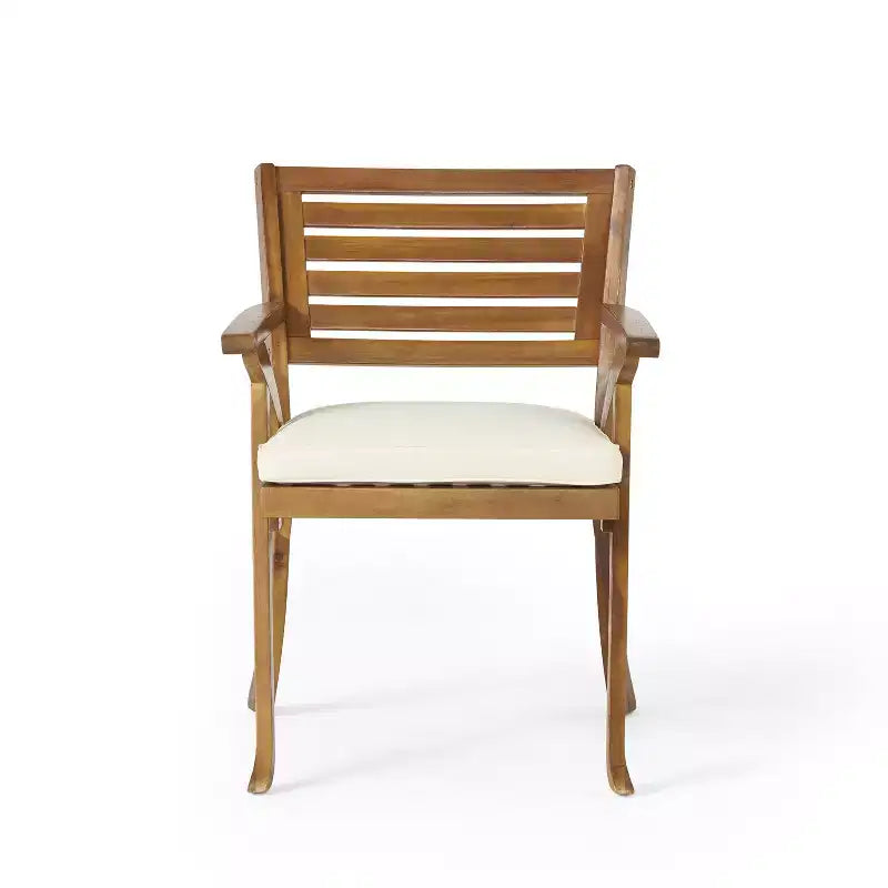 Christopher Knight Home Diana Salon de jardin rustique 7 pièces en rotin et bois d'acacia avec coussins