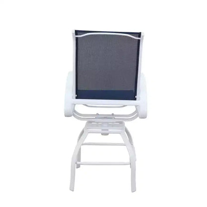 Set da pranzo Courtyard Casual Santa Fe 3 pezzi, altezza balcone, tavolo rotondo da 36 pollici, include un tavolo da balcone da 36 pollici e due sgabelli da balcone girevoli