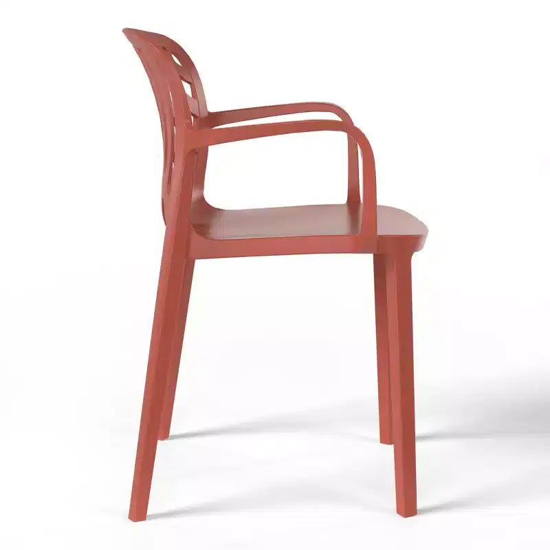 WestinTrends Playa Ensemble de salle à manger d'extérieur carré 5 pièces avec chaises empilables