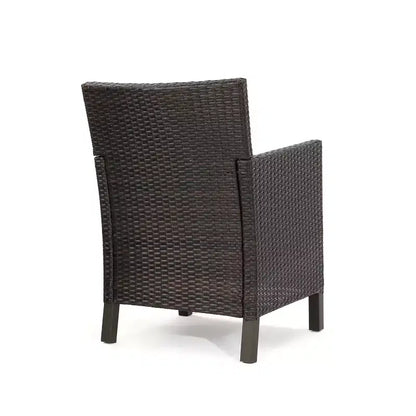 Christopher Knight Home Otto set da pranzo da 7 pezzi in vimini e legno di acacia per esterni con cuscini
