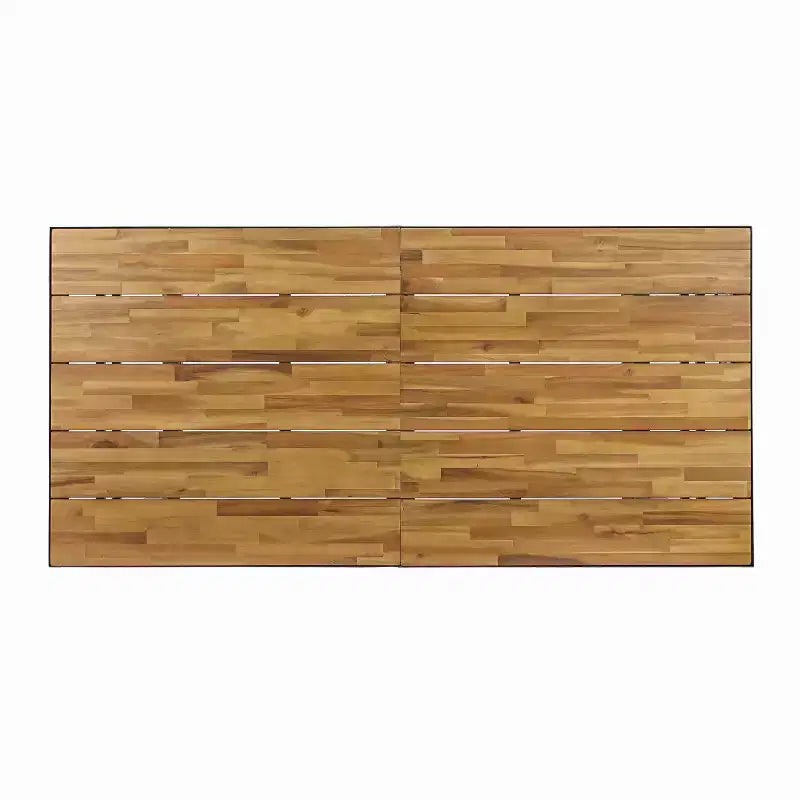 Ensemble de salle à manger d'extérieur 7 pièces en bois d'acacia et osier Christopher Knight Home Savoy