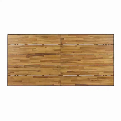 Ensemble de salle à manger d'extérieur 7 pièces en bois d'acacia et osier Christopher Knight Home Savoy