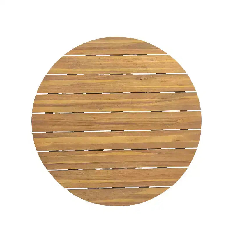 Christopher Knight Home Elara, ensemble de salle à manger d'extérieur 3 pièces en bois rustique avec chaises en osier tressé