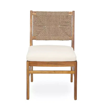 Christopher Knight Home Elara, ensemble de salle à manger d'extérieur 3 pièces en bois rustique avec chaises en osier tressé