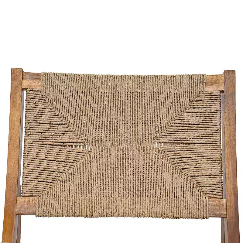 Christopher Knight Home Elara, ensemble de salle à manger d'extérieur 3 pièces en bois rustique avec chaises en osier tressé