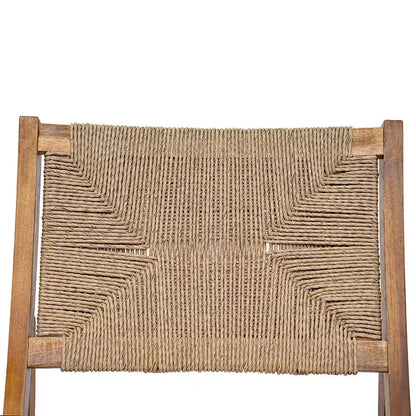 Christopher Knight Home Elara, ensemble de salle à manger d'extérieur 3 pièces en bois rustique avec chaises en osier tressé