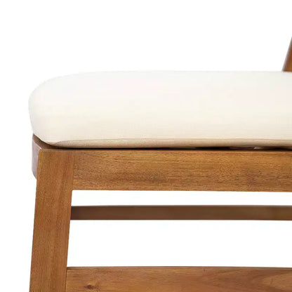 Christopher Knight Home Isidora – Ensemble de salle à manger d'extérieur 5 pièces en bois d'acacia rustique avec chaises en osier