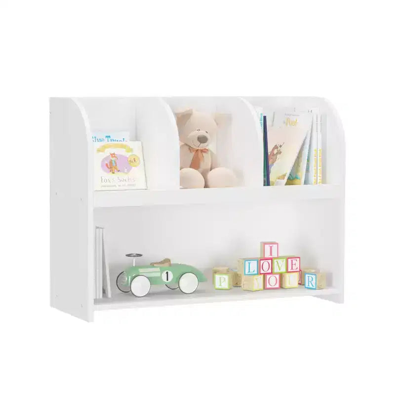 Libreria per bambini con 4 scomparti - Bianco