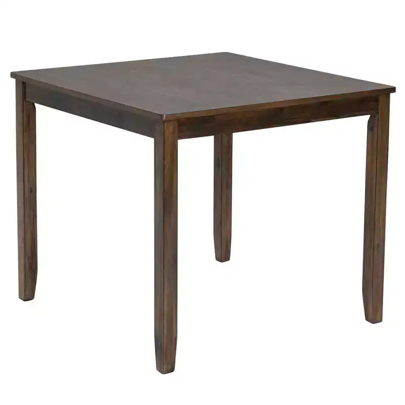 MAYEERTY Ensemble de salle à manger moderne élégant 5 pièces, table en bois avec 4 chaises pour 4 personnes, noyer