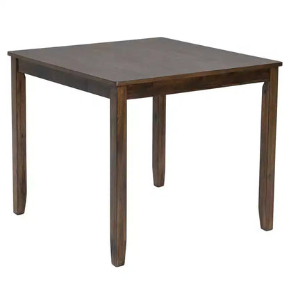 MAYEERTY Ensemble de salle à manger moderne élégant 5 pièces, table en bois avec 4 chaises pour 4 personnes, noyer
