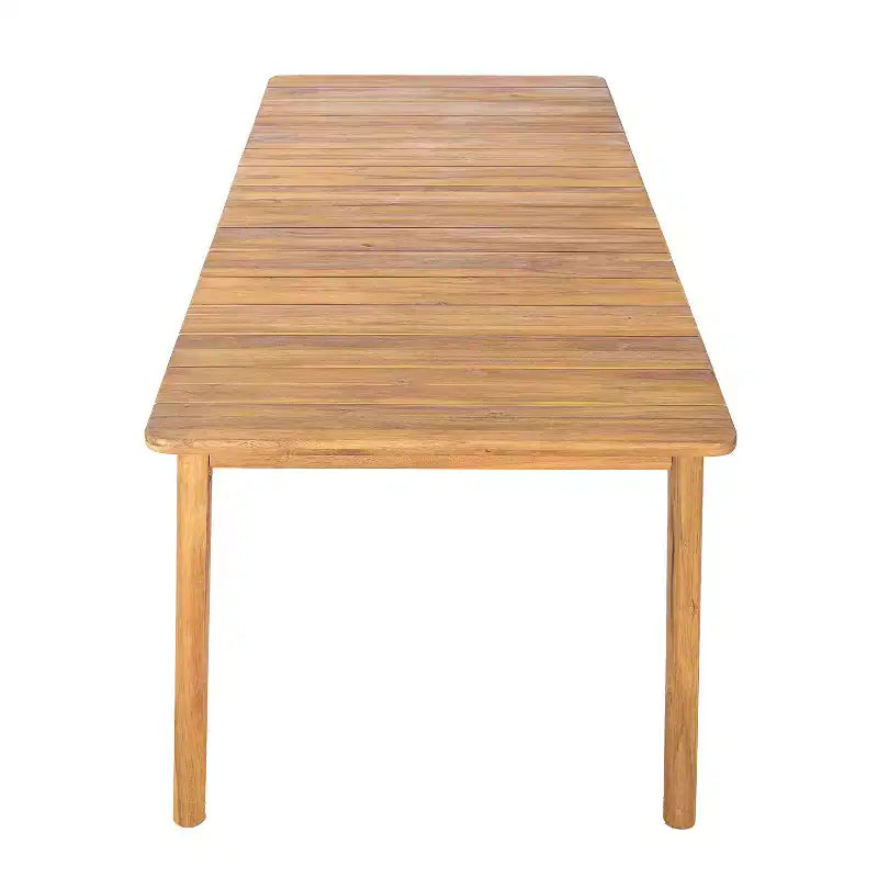 Christopher Knight Home Farah Ensemble de salle à manger d'extérieur rustique 9 pièces en bois d'acacia avec plateau à lattes et coussins