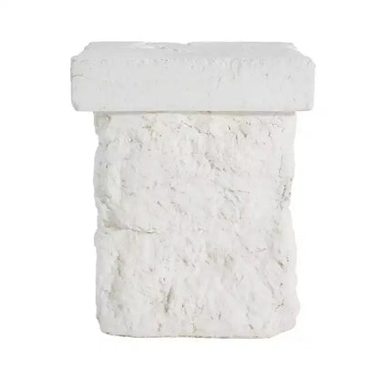 Christopher Knight Home Bora Set da Pranzo da Giardino Moderno 3 Pezzi con Tavolino in Cemento Leggero e 2 Sedie con Braccioli in Corda di Acacia
