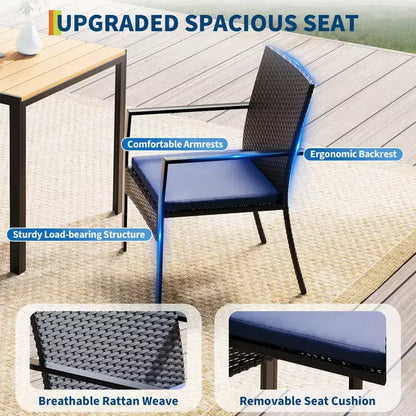 Set da pranzo per patio esterno