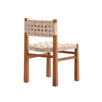 Christopher Knight Home Brigitte Set da pranzo da esterno 7 pezzi in vimini rustico e legno di acacia