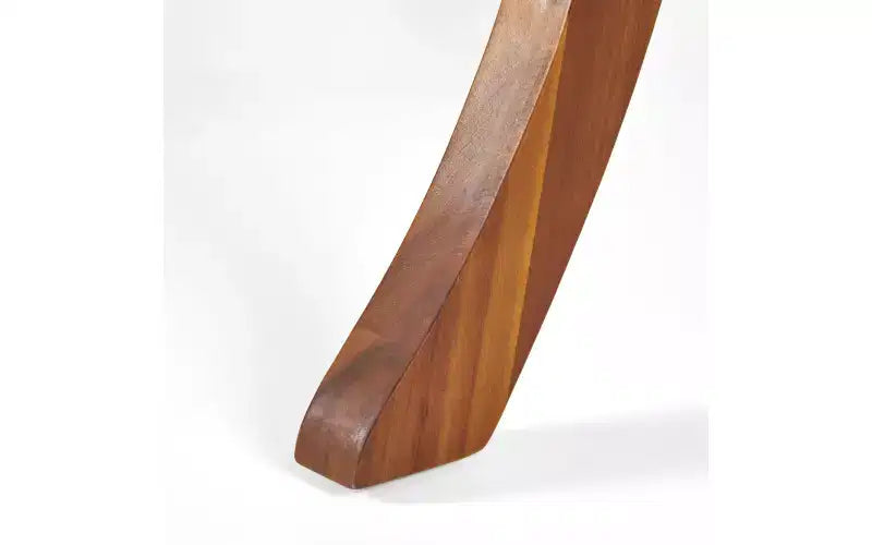 Ensemble de salle à manger de patio en bois d'acacia ModernLuxe, table de salle à manger d'extérieur et 4 fauteuils en corde tressée avec coussins crème, teck+noir