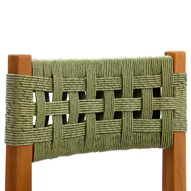 Christopher Knight Home Francine – Ensemble de salle à manger d'extérieur 7 pièces en osier rustique tressé et bois d'acacia avec table à lattes extensible