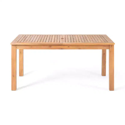 Christopher Knight Home Francine – Ensemble de salle à manger d'extérieur 7 pièces en osier rustique tressé et bois d'acacia avec table à lattes extensible