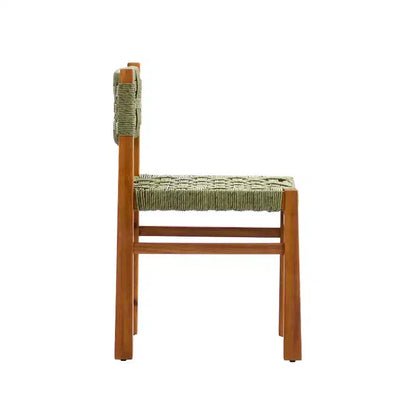 Christopher Knight Home Francine – Ensemble de salle à manger d'extérieur 7 pièces en osier rustique tressé et bois d'acacia avec table à lattes extensible
