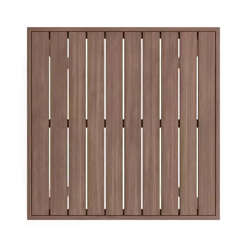 Ensemble de patio 5 pièces en aluminium Martha Stewart Bedford, 4 tabourets de bar avec coussins, table de patio carrée de 35,5 po