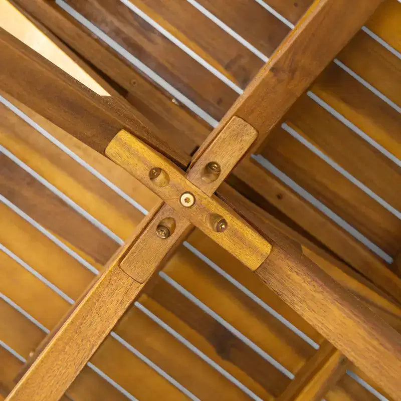 Christopher Knight Home Evren Ensemble de 5 Chaises de Repas de Patio Modernes en Aluminium avec Table de Repas à Lattes en Bois d'Acacia