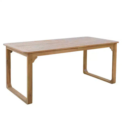 Christopher Knight Home Calvin, ensemble de salle à manger d'extérieur moderne 5 pièces en bois d'acacia avec 4 chaises de salle à manger pivotantes et une table