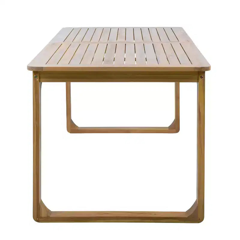 Christopher Knight Home Chasel – Ensemble de salle à manger moderne 5 pièces pour patio en bois d'acacia avec 4 chaises de salle à manger en corde