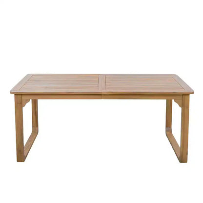 Christopher Knight Home Chasel – Ensemble de salle à manger moderne 5 pièces pour patio en bois d'acacia avec 4 chaises de salle à manger en corde