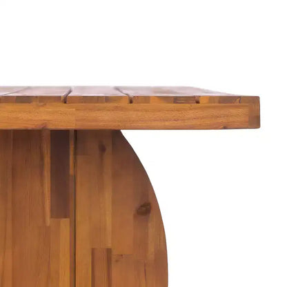 Ensemble de salle à manger 7 pièces Antonella Farmhouse de Christopher Knight Home en bois d'acacia avec osier et design à lattes