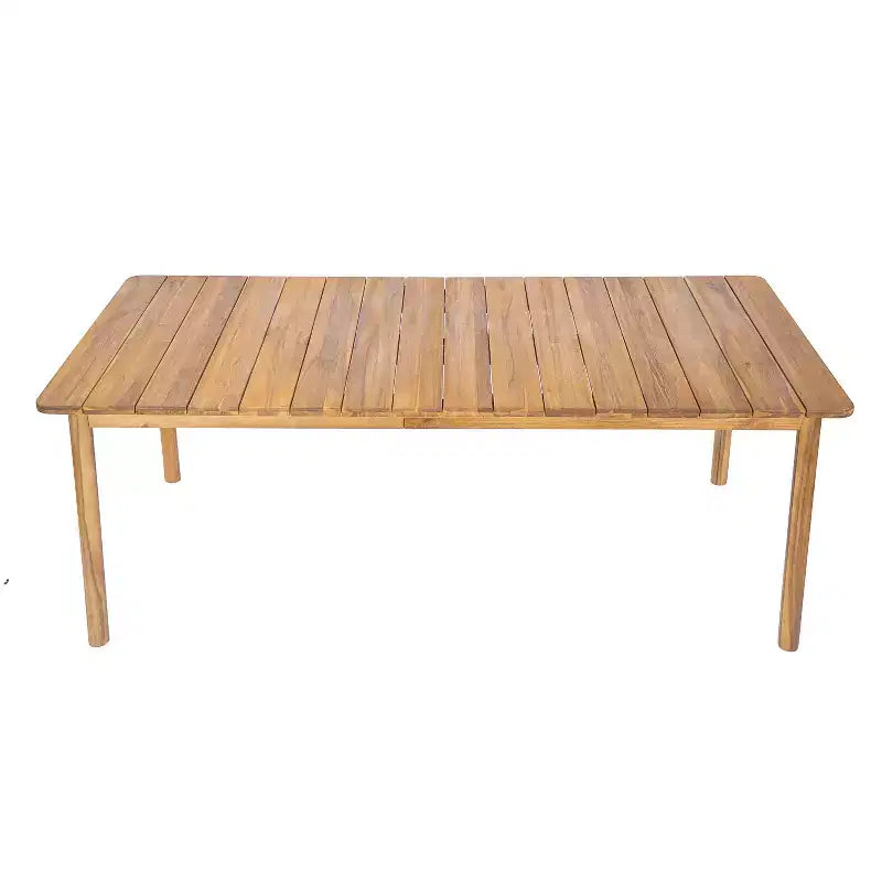 Christopher Knight Home Emeric Ensemble de 9 sièges de salle à manger d'extérieur bohème en bois d'acacia et corde avec table à lattes