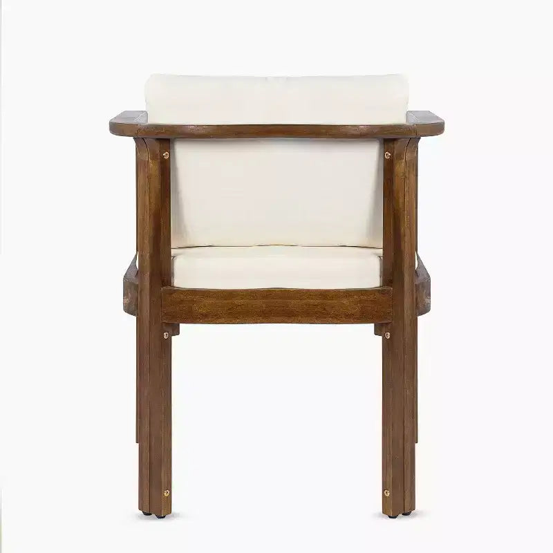 Christopher Knight Home Merlin Ensemble de salle à manger d'extérieur extensible rustique 7 pièces en bois d'acacia avec chaises de salle à manger rembourrées