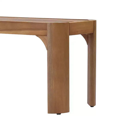 Christopher Knight Home Bao Set da Pranzo Moderno da Esterno di 2 Pezzi in Legno di Acacia con Design a Doghe