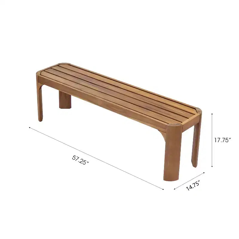 Christopher Knight Home Lan Moderno Set da pranzo da esterno in 6 pezzi in legno di acacia con tavolo a doghe e design a corda