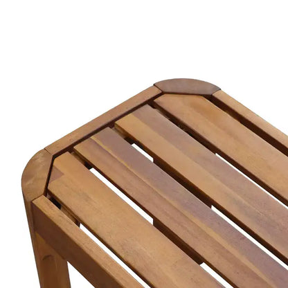 Christopher Knight Home Lan Moderno Set da pranzo da esterno in 6 pezzi in legno di acacia con tavolo a doghe e design a corda