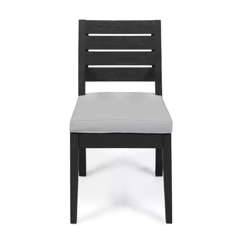 Christopher Knight Home Rani Ensemble de salle à manger moderne 9 pièces en acacia avec table à lattes extensible et coussins