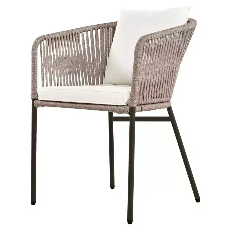 Set da pranzo da esterni 7 pezzi Polibi con tavolo in legno di acacia