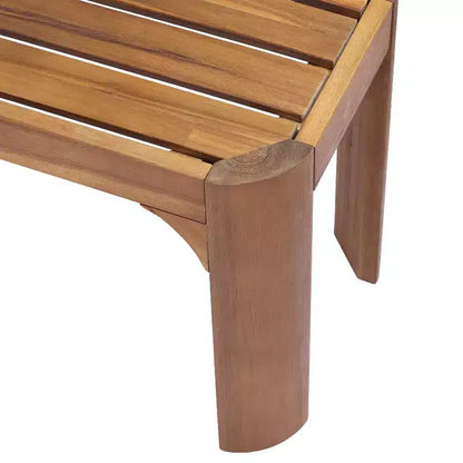 Christopher Knight Home Yuri, ensemble repas de jardin moderne 6 pièces en acacia avec table à lattes et osier en PE