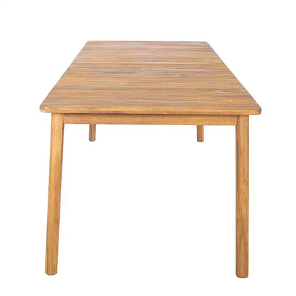Christopher Knight Home Visola, set da pranzo 9 pezzi in corda e legno di acacia in stile bohémien, con tavolo a doghe e cuscini