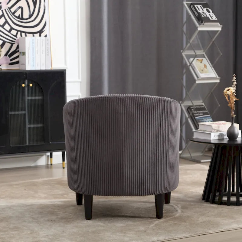 Fauteuil style moderne Fauteuil crapaud avec coussin et oreiller, canapé simple