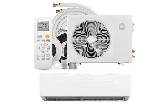 Garvee Climatizzatore Mini Split da 12000 BTU con WiFi per Alexa, 19 SEER2 Raffredda Fino a 70 m², con Pompa di Calore da 1 Ton Precaricata e Kit di Installazione, Ultra Silenzioso