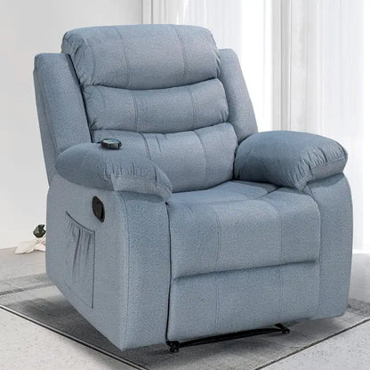 Fauteuil inclinable moelleux avec fonctions massage et chaleur