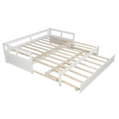 Divano Letto Estensibile con Letto Estraibile, Divano Letto in Legno con Letto Estraibile