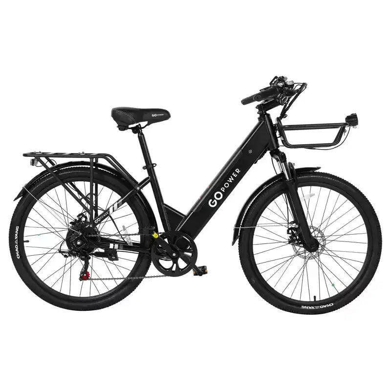 GoPowerBike GoVelo Bici Elettrica per Adulti, Motore da 500W, Batteria Rimovibile, Pneumatici da 26", Velocità Massima 32 km/h, Autonomia Oltre 80 km