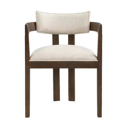 Ensemble de salle à manger rond moderne 5 pièces Christopher Knight Home Shankar avec chaises rembourrées en bois d'hévéa