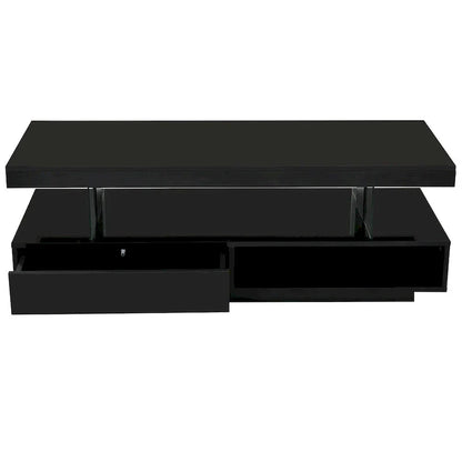 Table basse LED U-Can avec rangement