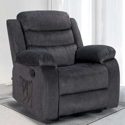 Fauteuil inclinable moelleux avec fonctions massage et chaleur