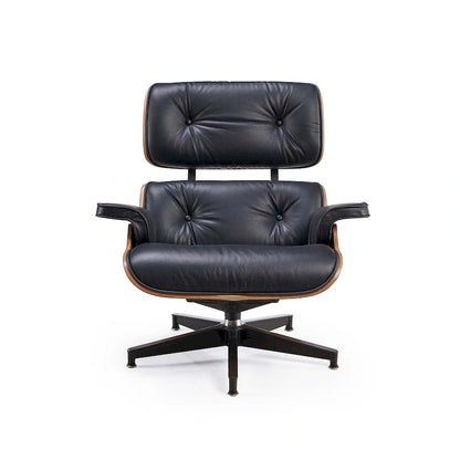 Fauteuil inclinable en cuir de style Mid-Century Modern