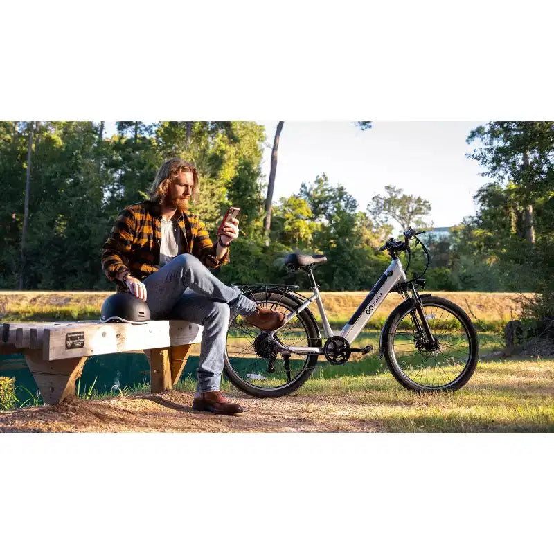 GoPowerBike GoVelo Bici Elettrica per Adulti, Motore da 500W, Batteria Rimovibile, Pneumatici da 26", Velocità Massima 32 km/h, Autonomia Oltre 80 km